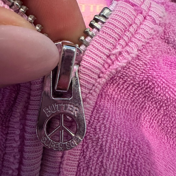 Butter- Pink Terry Cloth Bathing Suit Cover Up - Picture 4 of 11